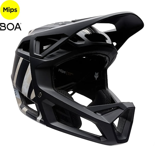 Kask rowerowy Fox Proframe Rs Diffuse black 2026 - 1