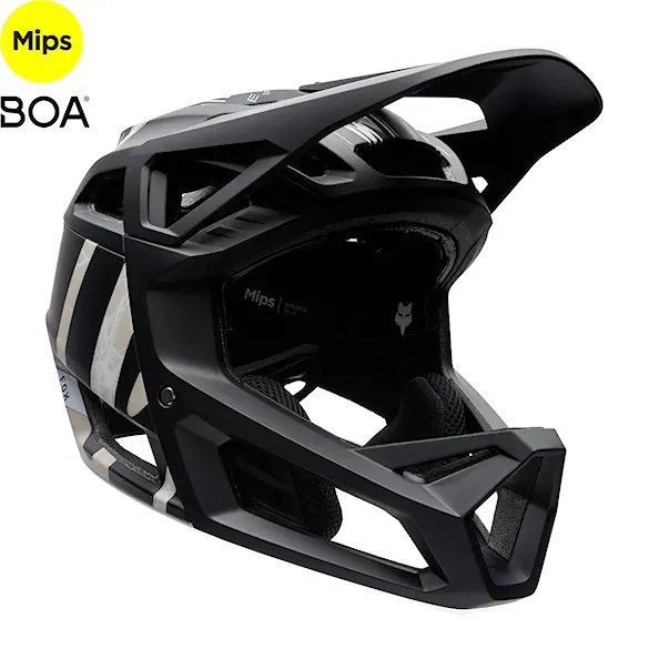 Kask rowerowy Fox Proframe Rs Diffuse black 2026 - 1