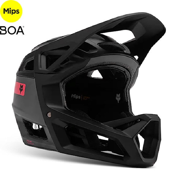 Bike Helmet Fox Proframe RS Taunt black 2024 - 1