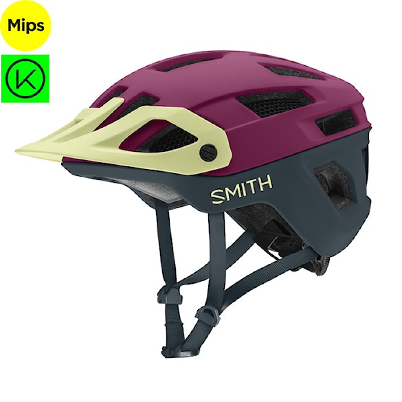 Bike Helmet Smith Engage Mips matte huckleberry / lichen / pacific 2025 - 1