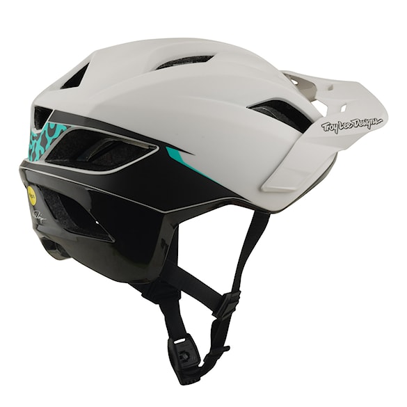 Prilba na bicykel Troy Lee Designs Flowline SE Mips Stacks pumice/real teal 2026 - 5