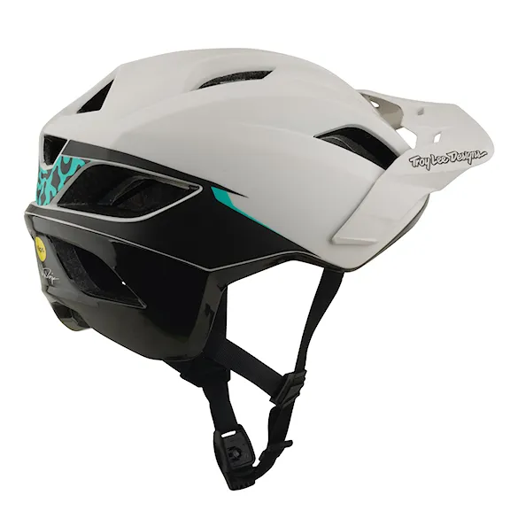 Prilba na bicykel Troy Lee Designs Flowline SE Mips Stacks pumice/real teal 2026 - 5