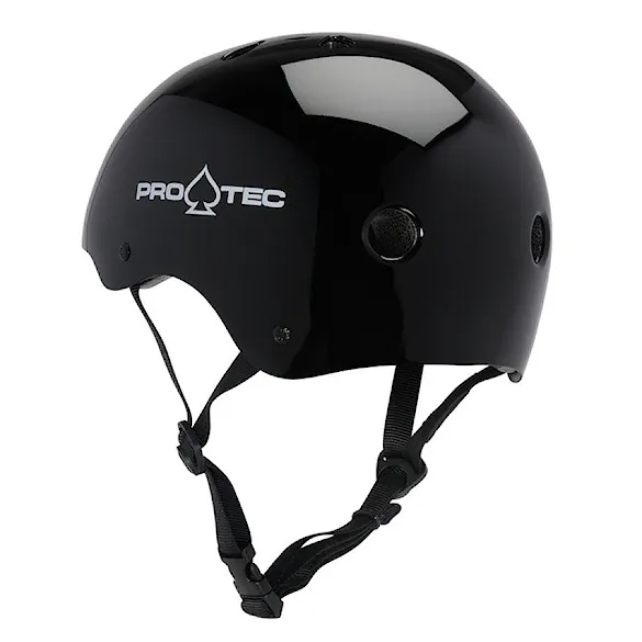 Skateboard Helmet Pro-Tec Classic Cert gloss black - 3