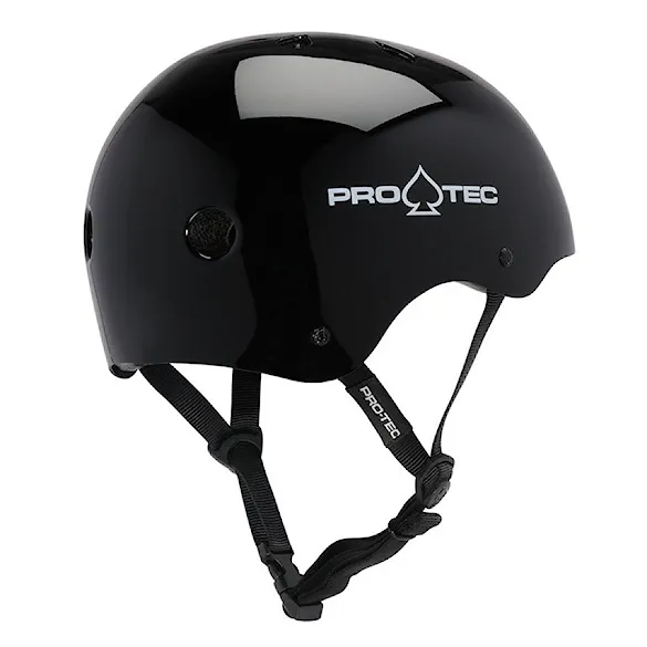 Skateboard Helmet Pro-Tec Classic Cert gloss black - 4