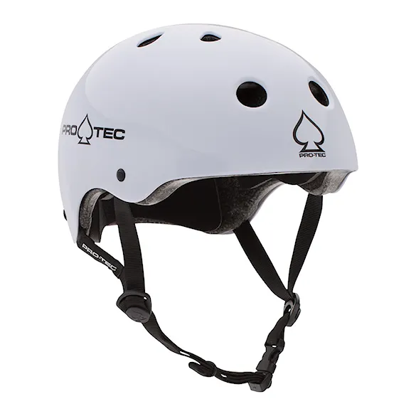 Skateboard Helmet Pro-Tec Classic Cert gloss white - 2