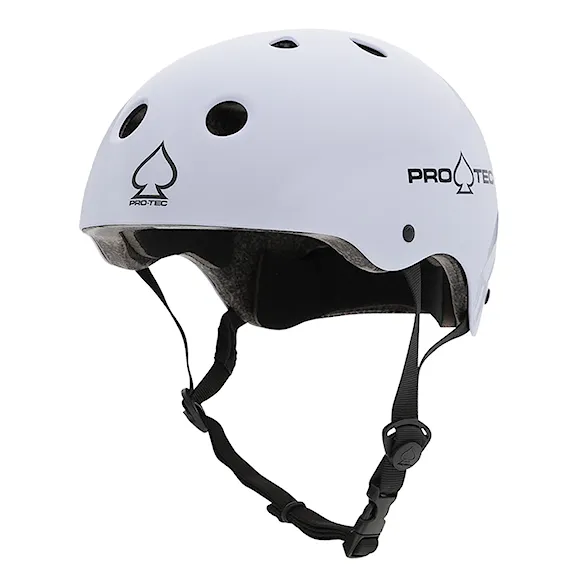 Skateboard Helmet Pro-Tec Classic Cert gloss white - 1