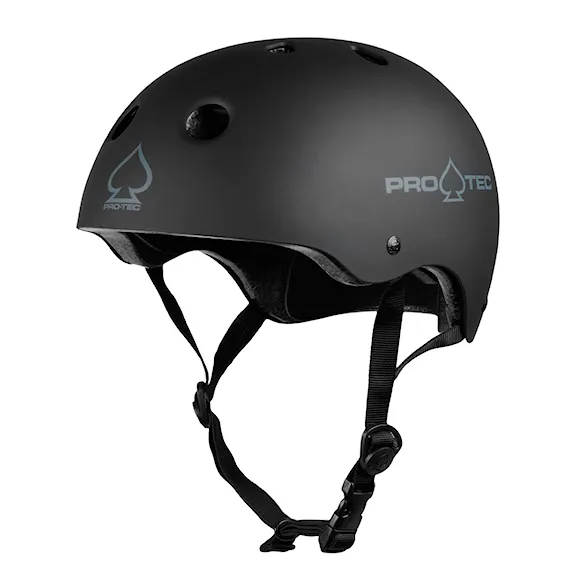 Skateboard Helmet Pro-Tec Classic Cert matte black - 1