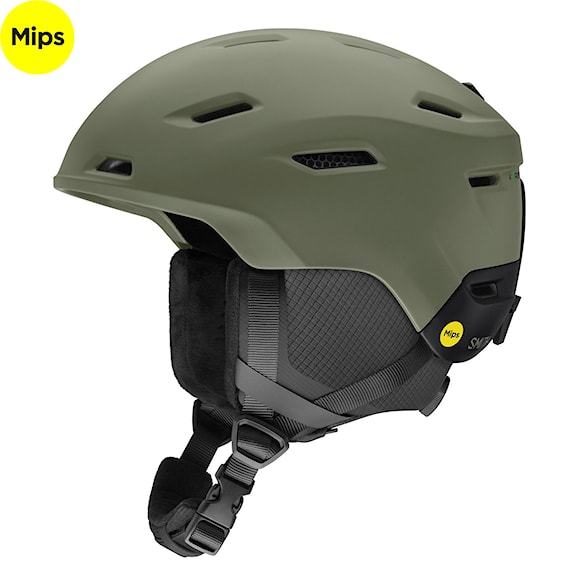Kask snowboardowy Smith Descend Mips matte fatigue green/black 2026 - 1
