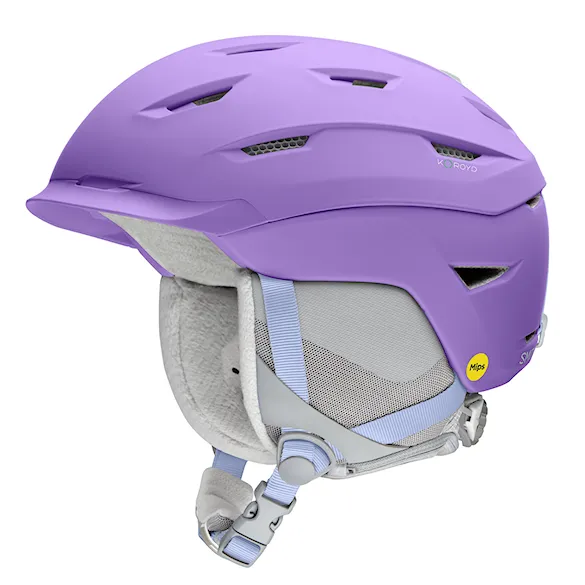 Kask snowboardowy Smith Liberty Mips matte light lavender 2027 - 1