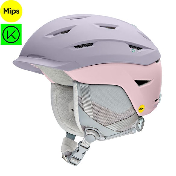 Helma na snowboard Smith Liberty Mips matte lunar fog/blush 2026 - 1