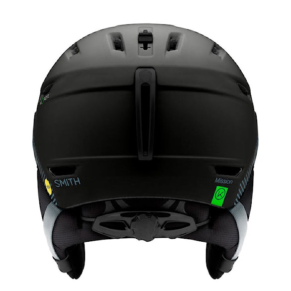 Snowboard Helmet Smith Mission Mips matte black stripes 2025 - 2