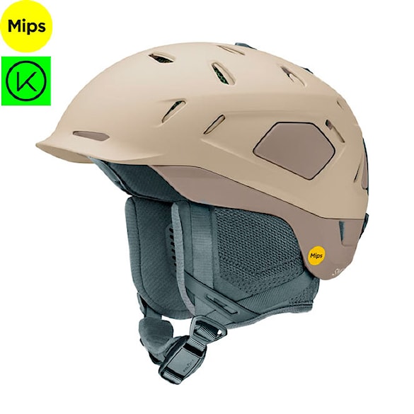 Snowboard Helmet Smith Nexus Mips matte chalk slate 2026 - 1