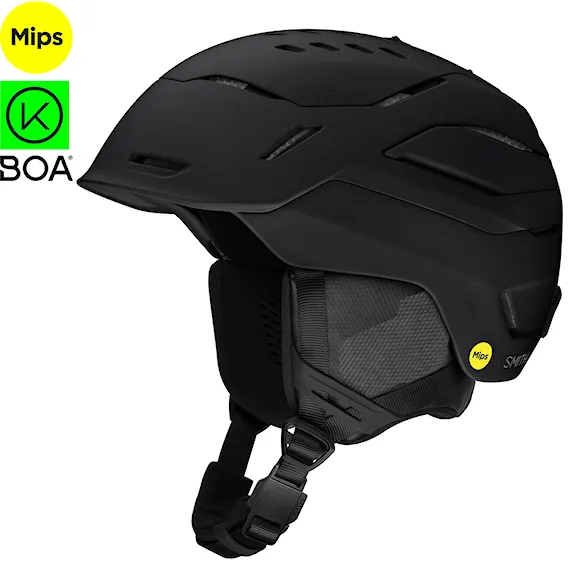 Prilba na snowboard Smith Vantage 2 Mips matte black 2026 - 1