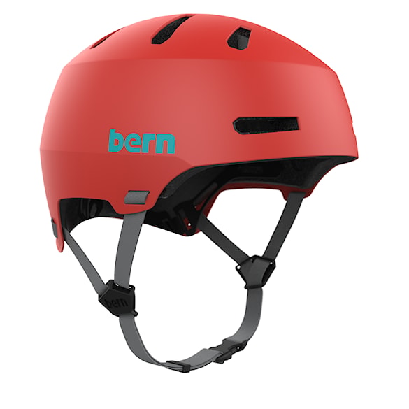 Prilba na wakeboard Bern Macon 2.0 H2O matte hyper red 2026 - 1