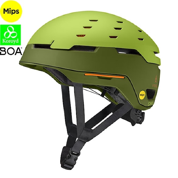 Prilba na snowboard Smith Summit Mips matte algae/olive vssl 2024 - 1