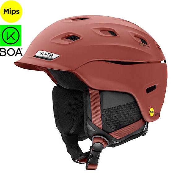 Kask snowboardowy Smith Vantage Mips matte terra 2024 - 1