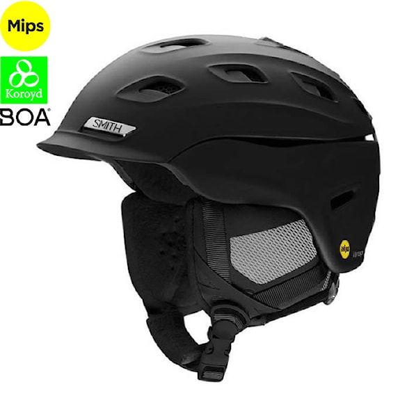 Prilba na snowboard Smith Vantage W Mips matte black 2025 - 1