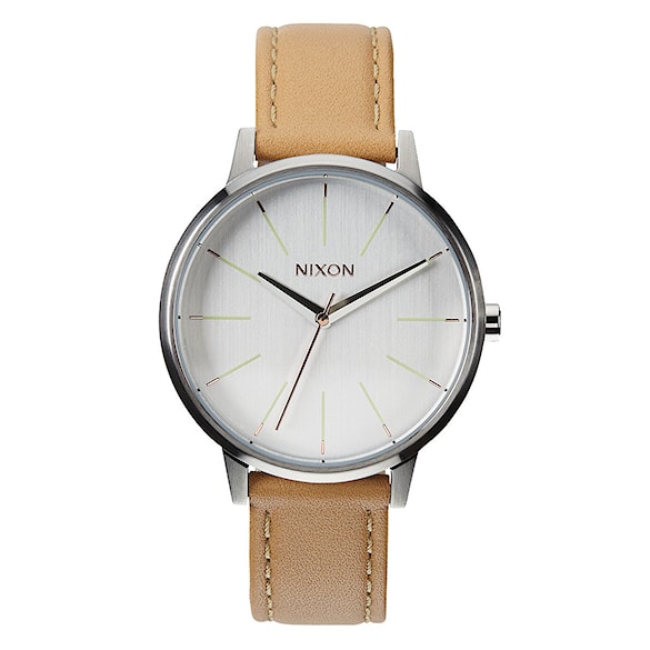 Hodinky Nixon Kensington Leather natural/silver 2015 - 1