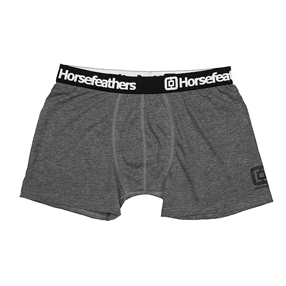 Trenírky Horsefeathers Dynasty 3 Pack heather anthracite - 4