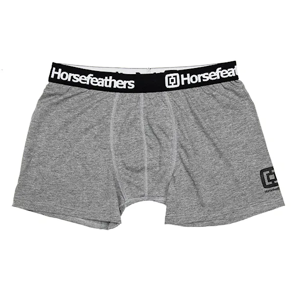 Trenírky Horsefeathers Dynasty 3 Pack heather grey - 2