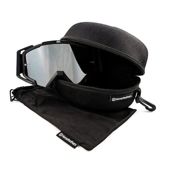 Bike Eyewear Horsefeathers Patriot black | mirror silver - 6