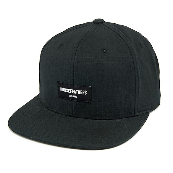 Czapka z daszkiem Horsefeathers Ryder black 2020 - 1