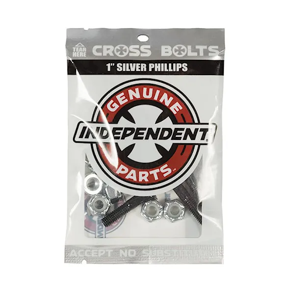Skateboard hardware Independent Genuine Parts Phillips black/silver 1" - 3
