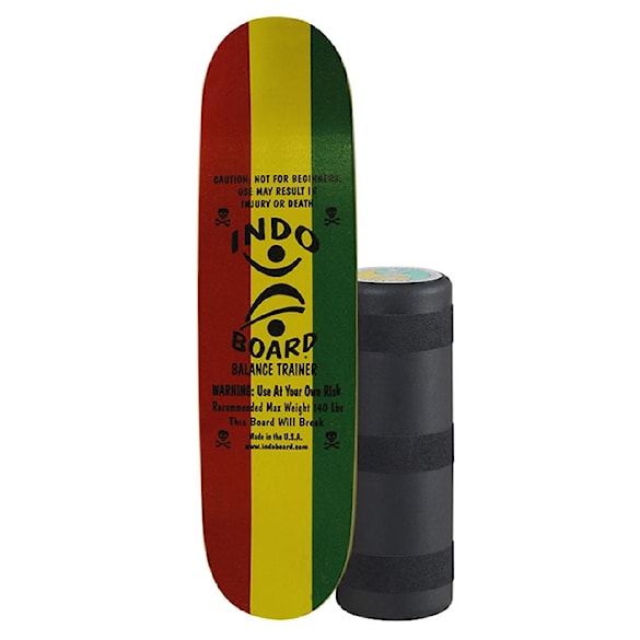 Balanční deska Indo Board Mini Kicktail color-rasta - 1