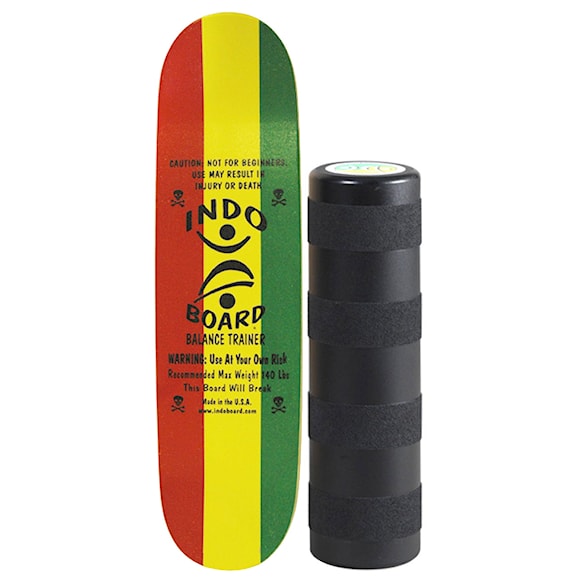 Balanční deska Indo Board Mini Kicktail rasta - 1