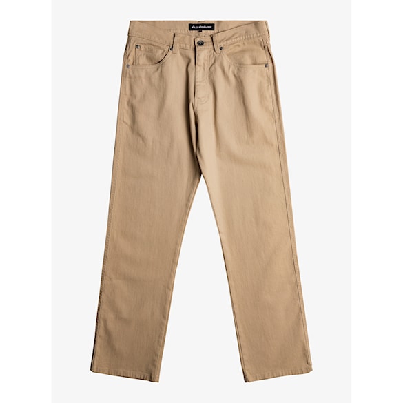 Nohavice Quiksilver Landers 5 Pocket plaza taupe 2024 - 2