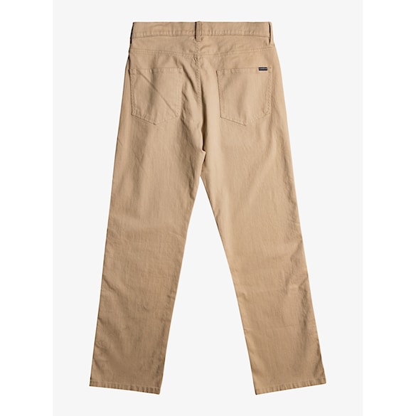 Nohavice Quiksilver Landers 5 Pocket plaza taupe 2024 - 3