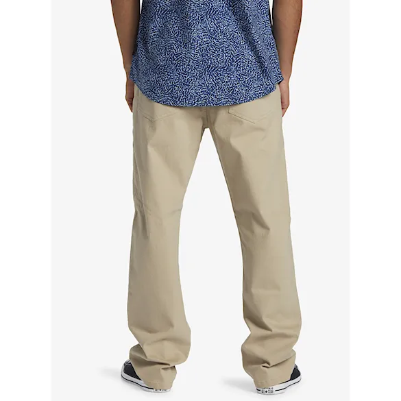 Nohavice Quiksilver Landers 5 Pocket plaza taupe 2024 - 4