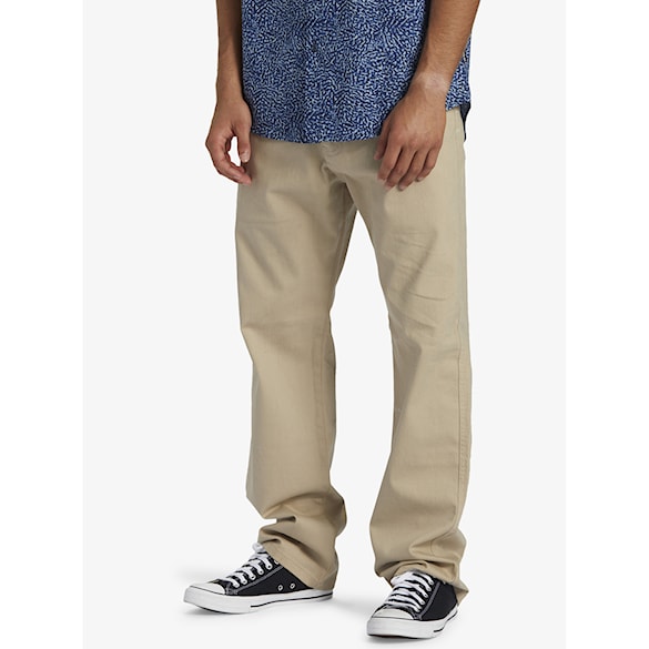 Nohavice Quiksilver Landers 5 Pocket plaza taupe 2024 - 5