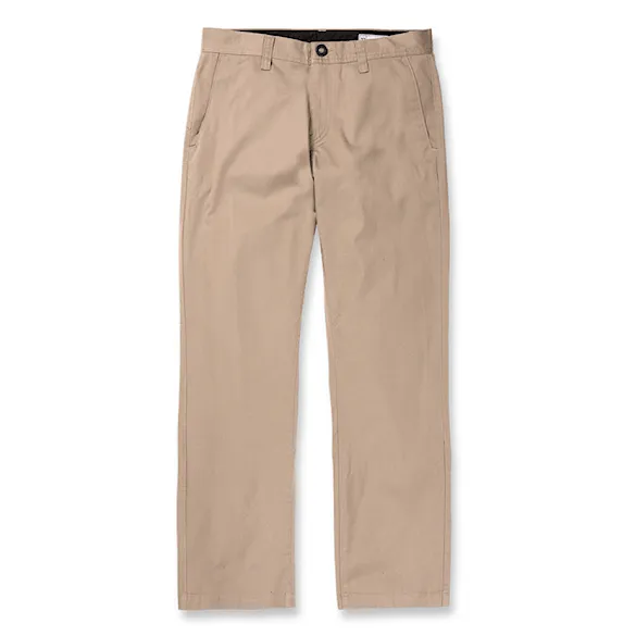 Nohavice Volcom Frickin Regular Stretch khaki 2024 - 1