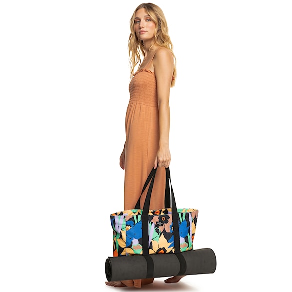 Dámska kabelka Roxy Mango Passion Tote anthracite flower jammin 2023 - 6