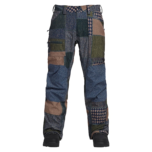 Spodnie snowboardowe Burton Southside patchwork yardage/mood indigo tw 2019 - 1