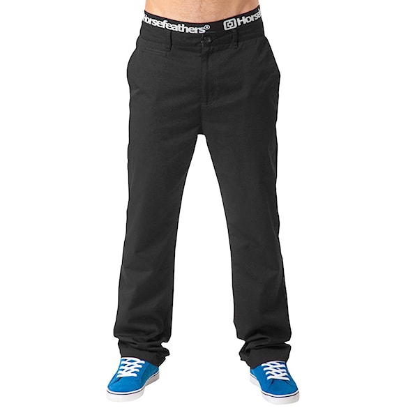 Kalhoty Horsefeathers Chinos black - 1