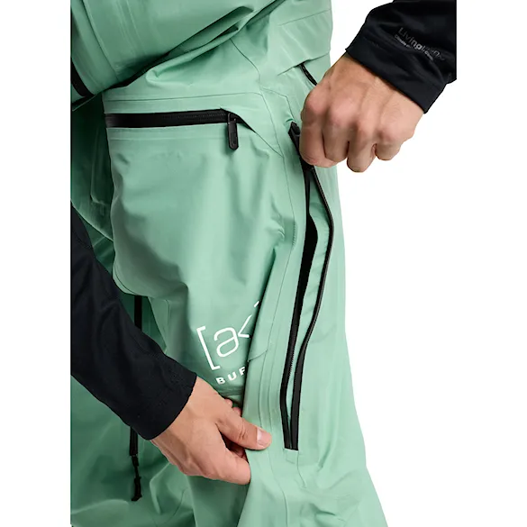 Kalhoty na snowboard Burton [ak] GORE-TEX Freebird Bib soft sage 2026 - 7