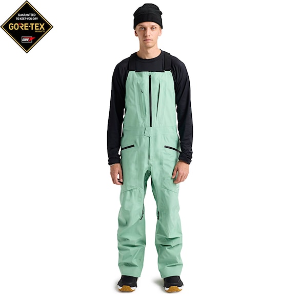 Spodnie snowboardowe Burton [ak] GORE-TEX Freebird Bib soft sage 2026 - 1