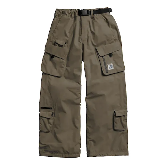 Spodnie snowboardowe Burton B 2L Baggy Cargo Pant earth ship brown 2027 - 3