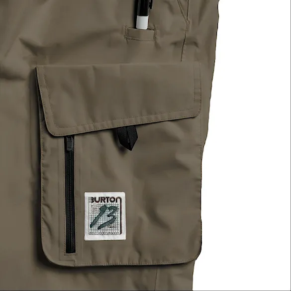 Spodnie snowboardowe Burton B 2L Baggy Cargo Pant earth ship brown 2027 - 4