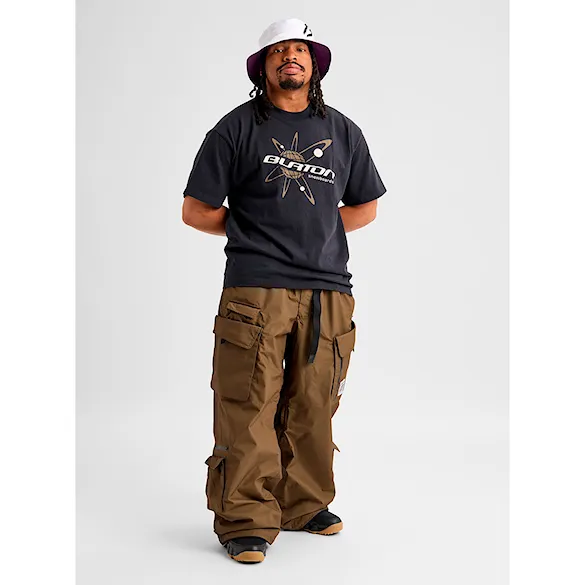 Snowboard Pants Burton B 2L Baggy Cargo Pant earth ship brown 2027 - 3