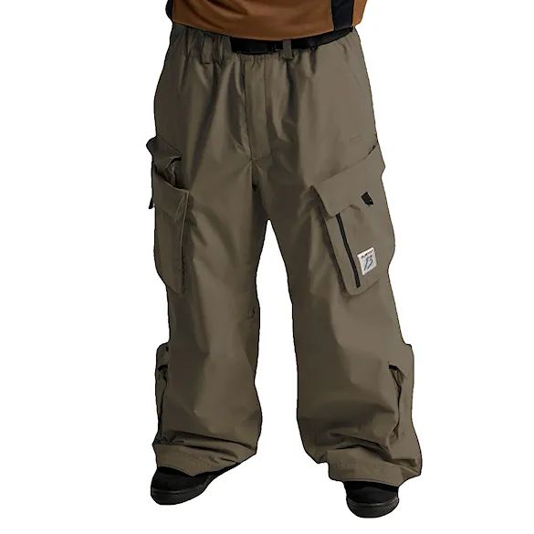 Spodnie snowboardowe Burton B 2L Baggy Cargo Pant earth ship brown 2027 - 1