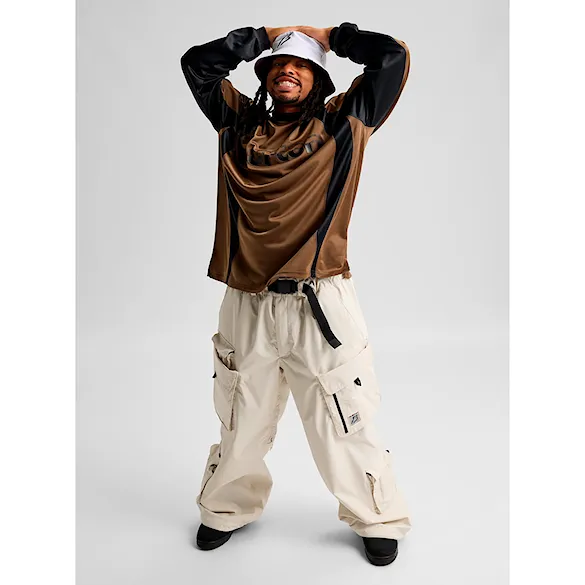 Kalhoty na snowboard Burton B 2L Baggy Cargo Pant lunar sand 2027 - 4
