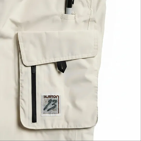 Spodnie snowboardowe Burton B 2L Baggy Cargo Pant lunar sand 2027 - 4