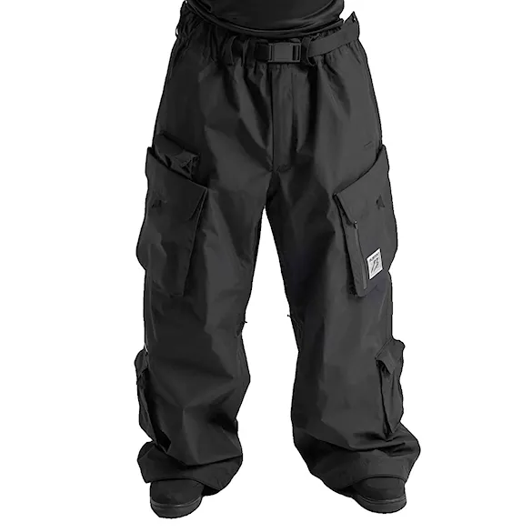 Spodnie snowboardowe Burton B 2L Baggy Cargo Pant true black 2027 - 1