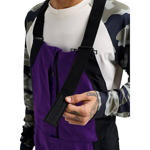 Snowboard Pants Burton GORE-TEX Reserve Bib prism violet/true black 2026 - 5