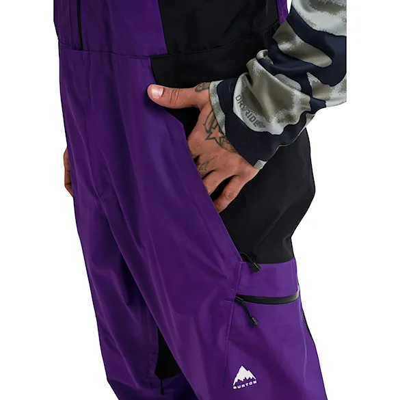 Snowboard Pants Burton GORE-TEX Reserve Bib prism violet/true black 2026 - 6