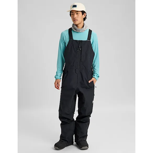 Spodnie snowboardowe Burton GORE-TEX Reserve Bib Short true black 2027 - 3