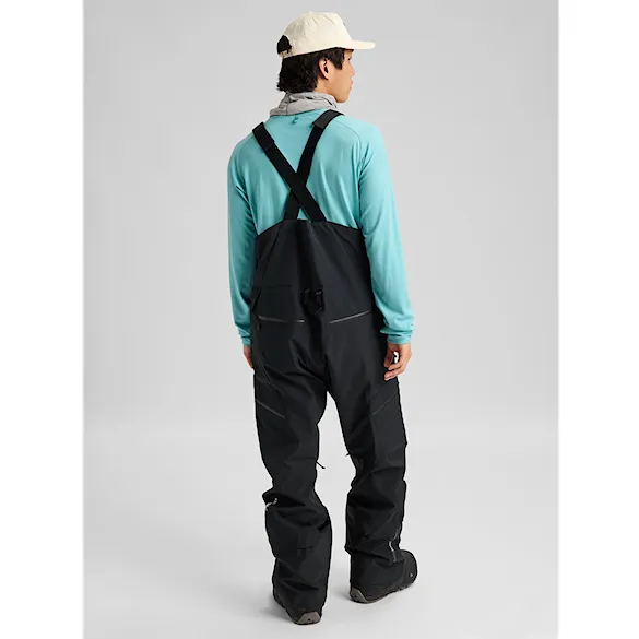 Spodnie snowboardowe Burton GORE-TEX Reserve Bib Tall true black 2027 - 2